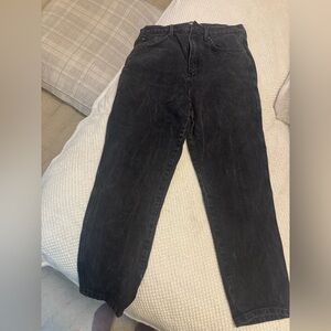 We The Free Women's Black Washed Straight Leg Jeans